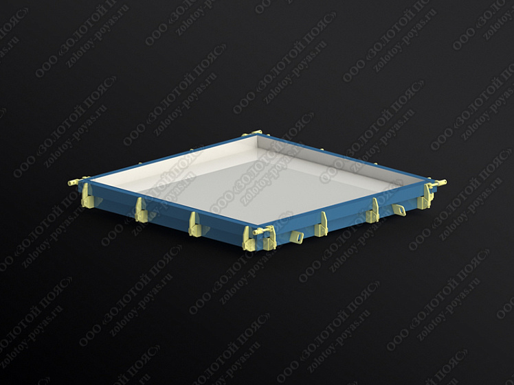 Металлоформа плит ПТ 300.300.16 закрытая