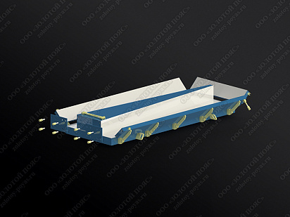 Металлоформа стоек К4,6-4 на 2 места открытая