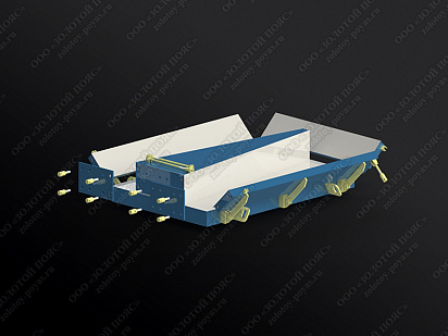 Металлоформа стоек К2,6-4 на 2 места открытая