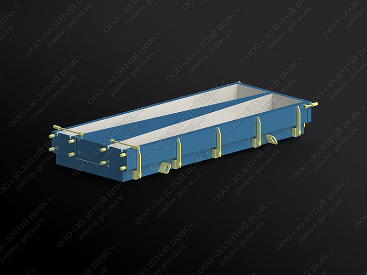 Металлоформа стоек К4,6-4А-350 на 2 места закрытая