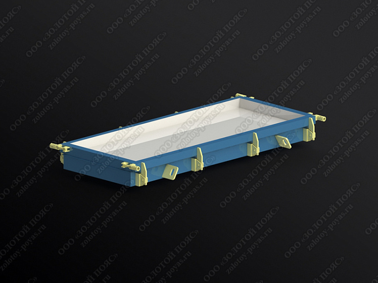 Металлоформа плиты лотка П9 закрытая