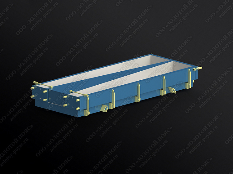 Металлоформа стоек К4,6-2 на 2 места закрытая