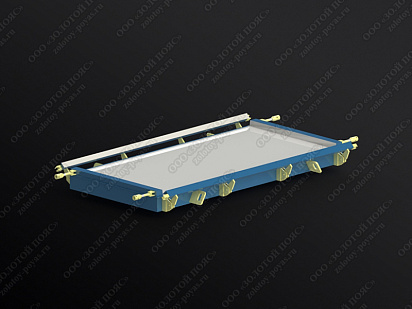 Металлоформа плиты лотка П10 открытая