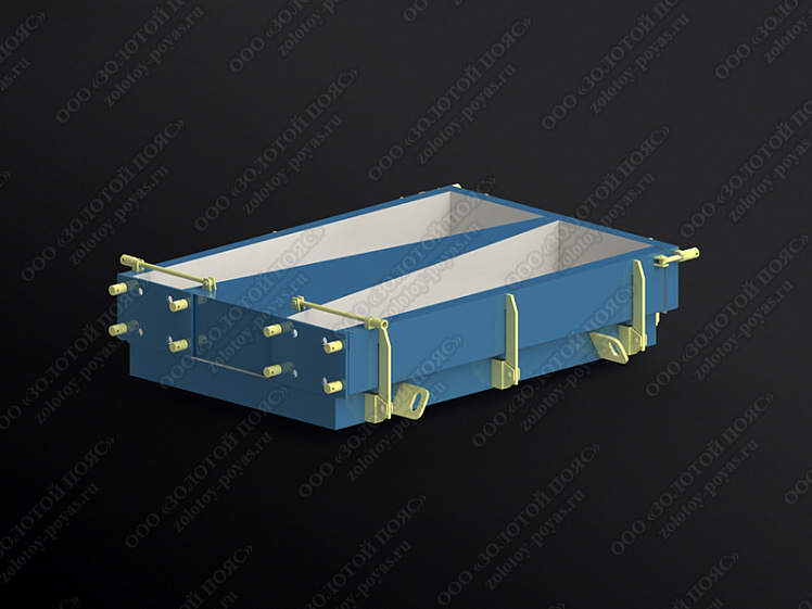 Металлоформа стоек К2,6-4А на 2 места закрытая