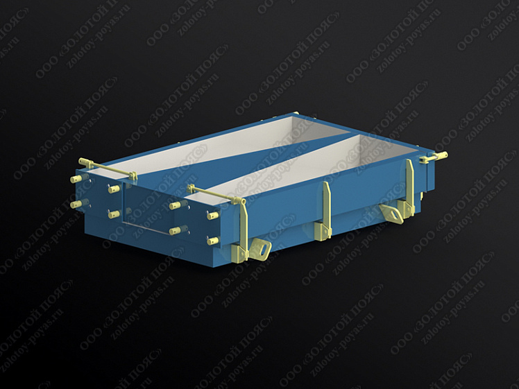 Металлоформа стоек К2,7-4А на 2 места закрытая