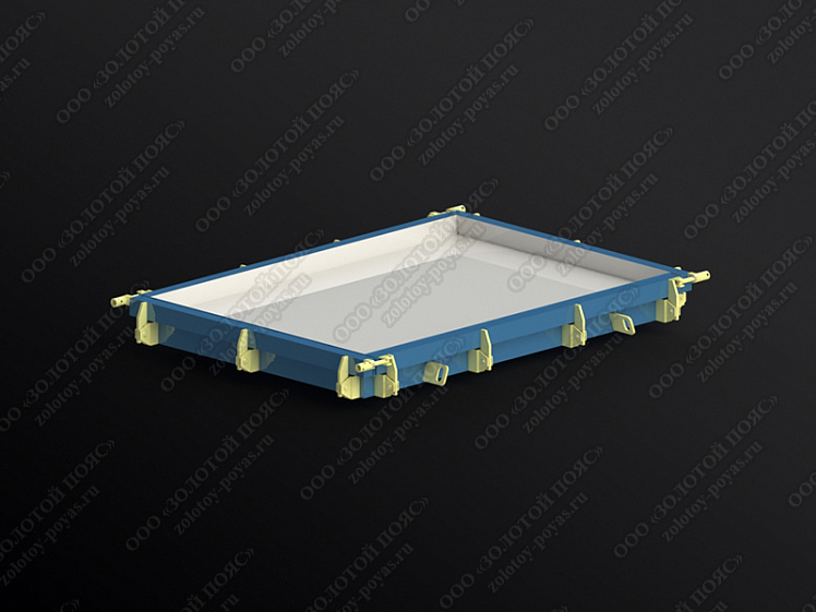 Металлоформа плит ПТ 300.210.14 закрытая