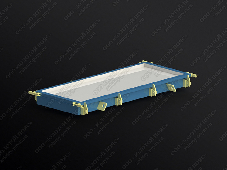 Металлоформа плиты лотка П7 закрытая