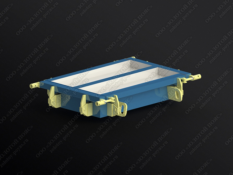 Металлоформа плит ПП5 на 2 места закрытая