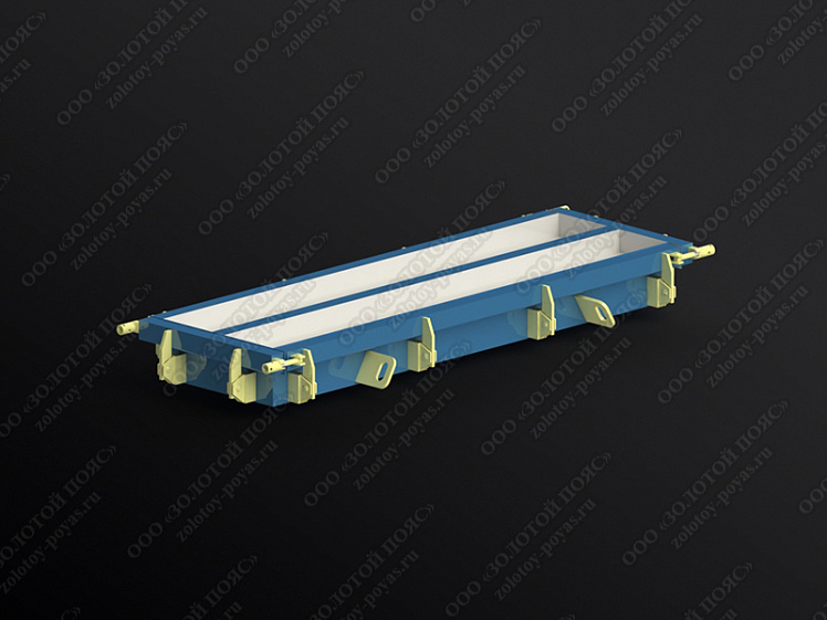 Металлоформа плит ПП10 на 2 места закрытая