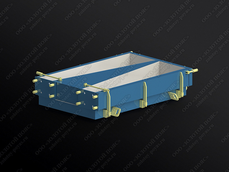 Металлоформа стоек К2,7-4Б на 2 места закрытая