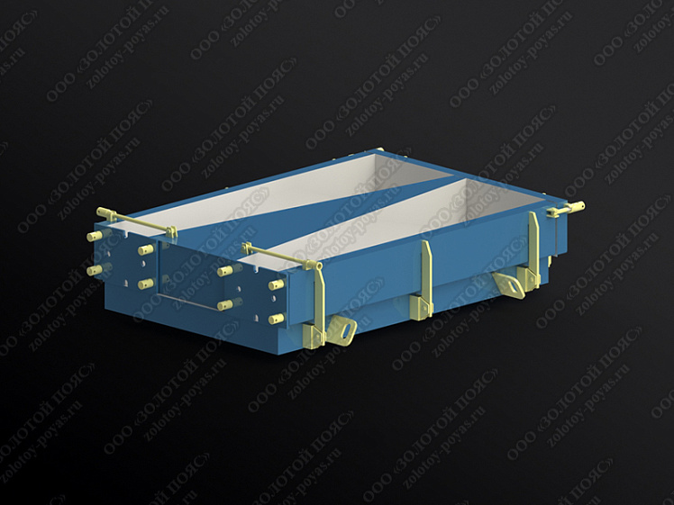 Металлоформа стоек К2,6-4,5 на 2 места закрытая