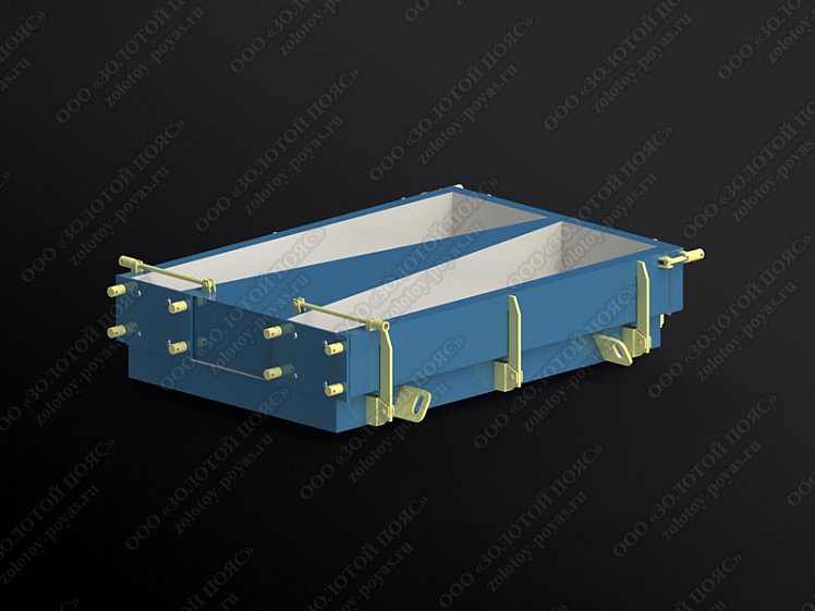 Металлоформа стоек К2,6-4 на 2 места закрытая