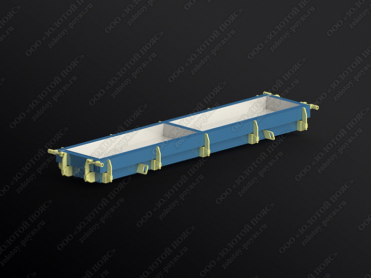 Металлоформа плит ПТ 75.210.20 на 2 места закрытая